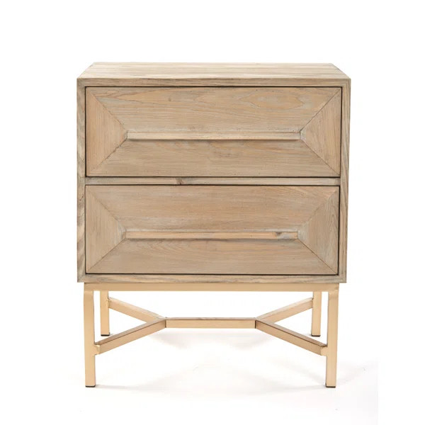 Bechtold 2 Drawer Nightstand | Wayfair North America