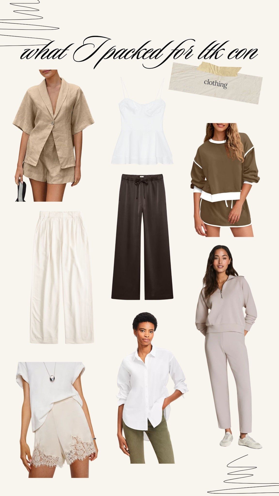 What I packed for LTK Con 

#LTKCon