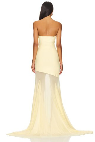 Dahlia Gown in Butter Yellow | Revolve Clothing (Global)