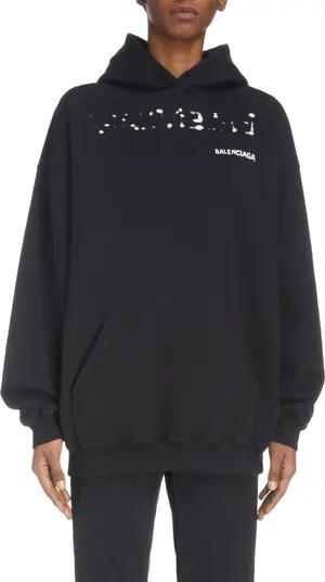 Medium Fit Logo Graphic Hoodie | Nordstrom