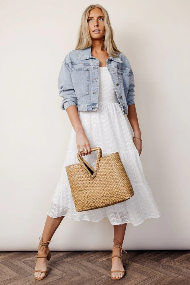 Theodora Tiered Midi Dress - böhme | Böhme US