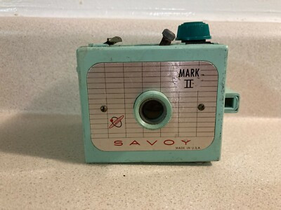 Vintage Savoy Mark II Camera Mint Seafoam Green Atomic Logo | eBay US