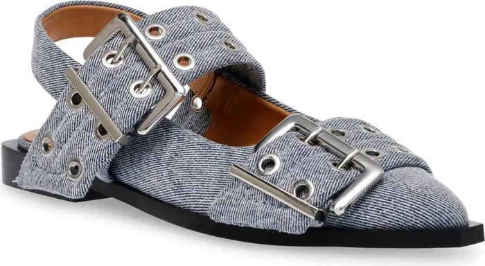 Graya Slingback Pointy Toe Flat (Women) | Nordstrom