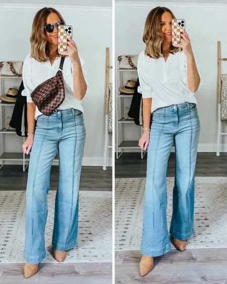 The $22 viral wide leg jeans from Walmart are back! Size down if in between. I also found a super similar top!



#LTKover40 #LTKstyletip #LTKfindsunder50