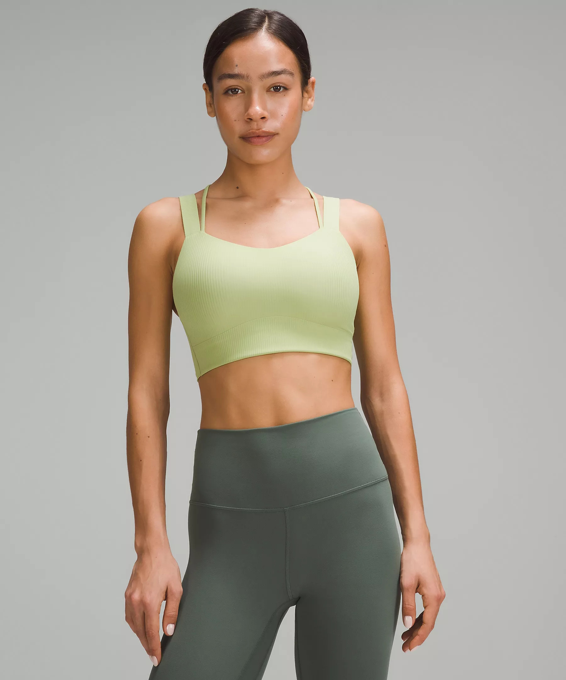 Like a Cloud Longline Ribbed Bra *Light Support, D/DD Cups | Women's Bras | lululemon | Lululemon (US)