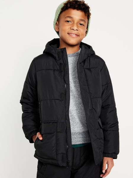 Frost-Free Zip-Front Puffer Jacket for Boys | Old Navy (US)