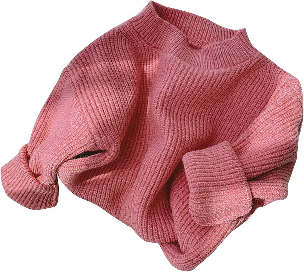 CIYCUIT Toddler Baby Girl Boy Sweater Fall Winter Warm Long Sleeve Knit Oversized Sweater | Amazon (US)