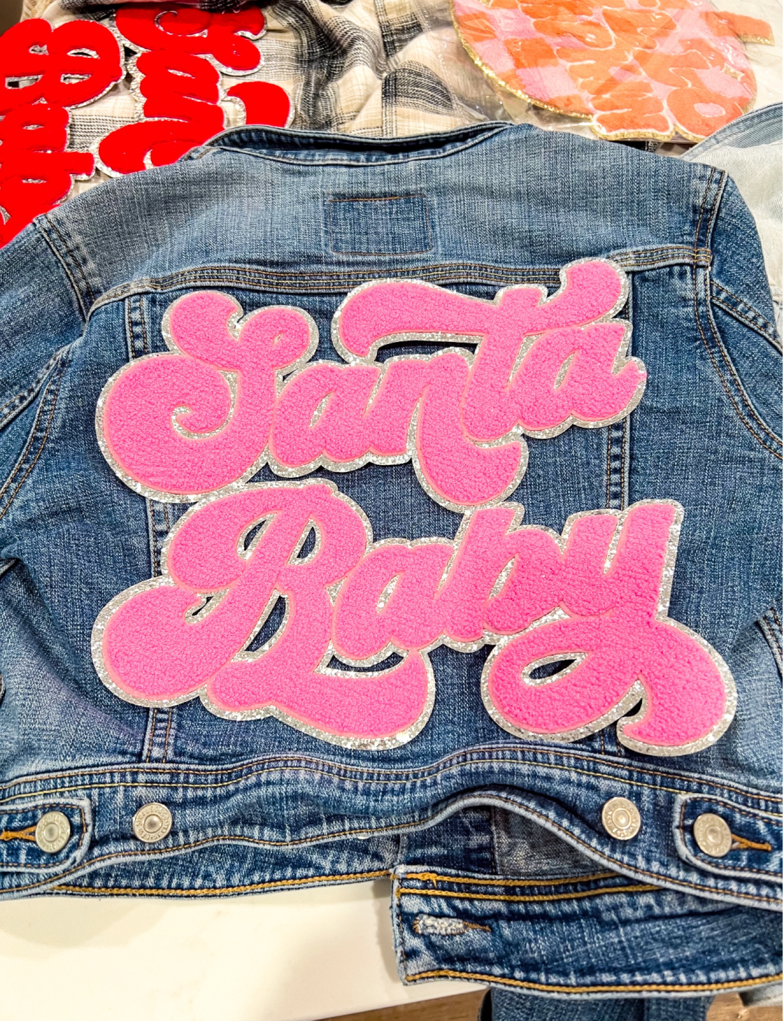 Iron-on chenille patches  

#LTKHoliday #LTKSeasonal #LTKstyletip