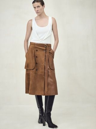 BR x Peter Do Leather Utility Skirt | Banana Republic (US)