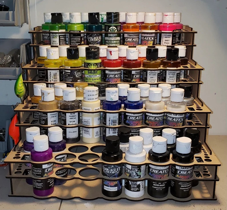 2 Oz Paint Station | Holds 60 | Etsy (Global)