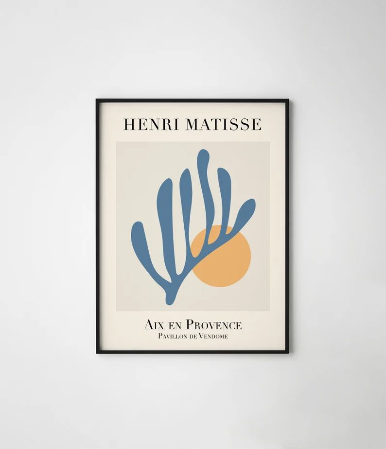 Matisse inspired print Henry Matisse Art print Minimal art | Etsy | Etsy (UK)