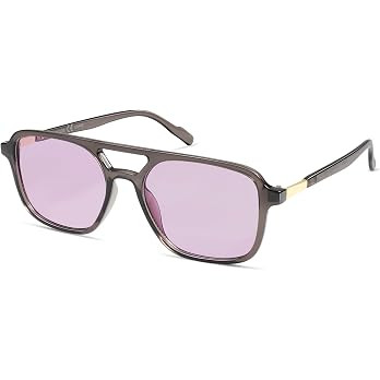SOJOS Retro Aviator Sunglasses for Women Men,Trendy Rectangle Womens Mens Shades Sun Glasses SJ22... | Amazon (US)