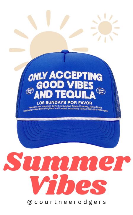 How cute is this hat for Summer?! 🙌🏻☀️💙

Summer outfits, trucker hat, revolve 

#LTKSaleAlert #LTKFindsUnder50 #LTKFindsUnder100