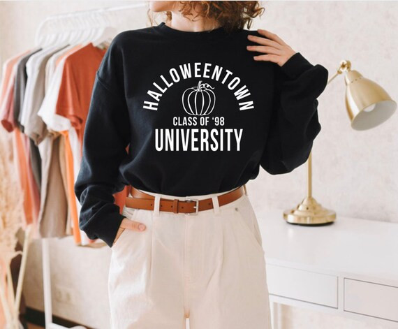 Halloweentown University Jumper, Halloweentown Sweatshirt, Halloween shirt, Sweatshirt Long sleev... | Etsy (US)