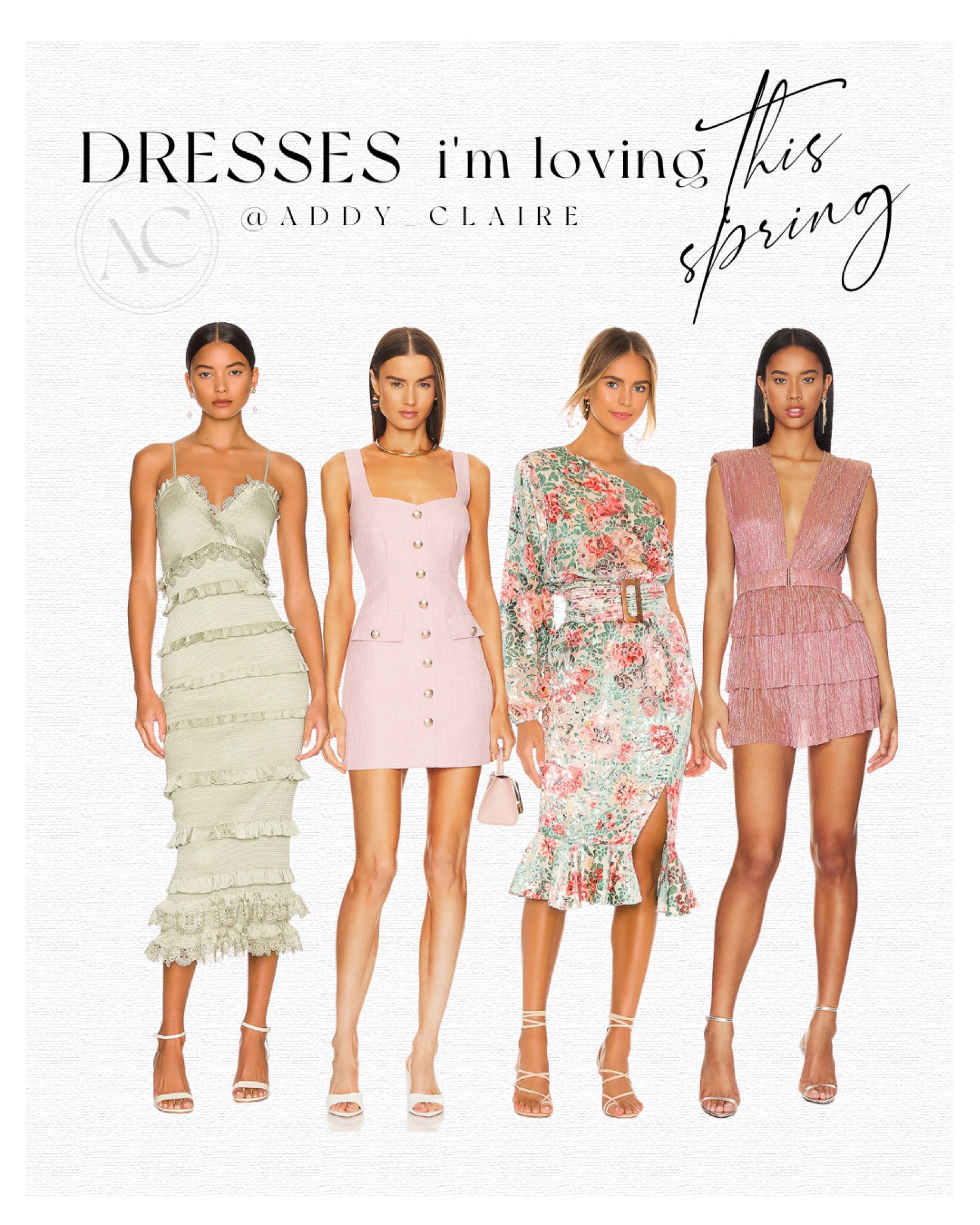 Spring Dresses I'm Loving Right Now🌸🌈

Spring dresses / Easter dress / pink dress / maxi dress / spring wedding / women's maxi dress / pastel dress / spring outfit ideas / revolve finds / revolve dress / floral dress

#LTKSeasonal #LTKsalealert #LTKwedding