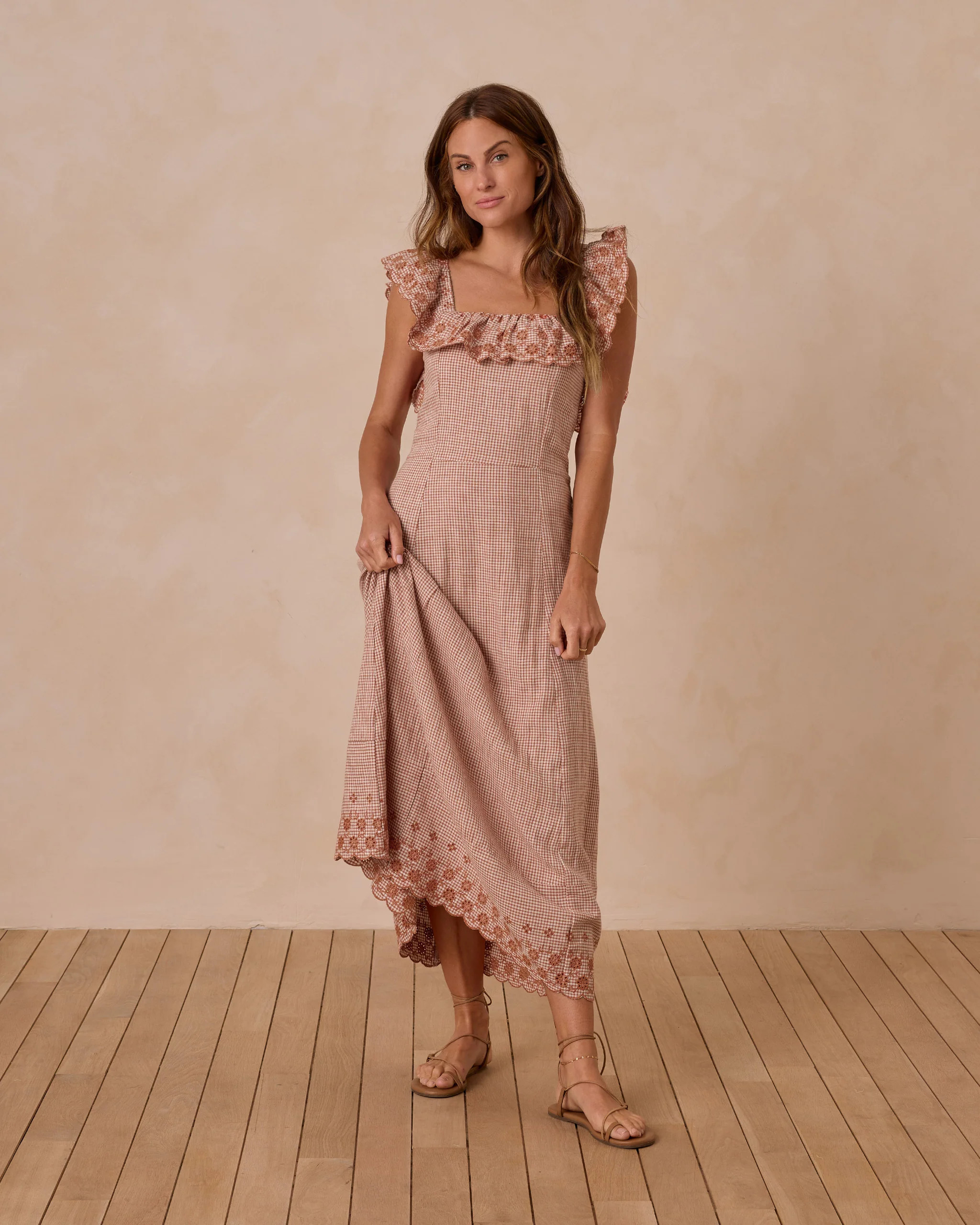 Bianca Dress | Poppy Gingham | Rylee + Cru