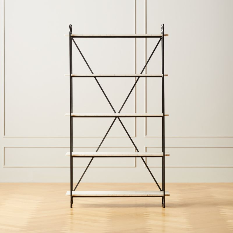 Tourne Marble Etagere + Reviews | CB2 | CB2