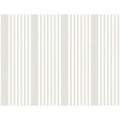 French Soft Linen Stripe Wallpaper | Wayfair North America