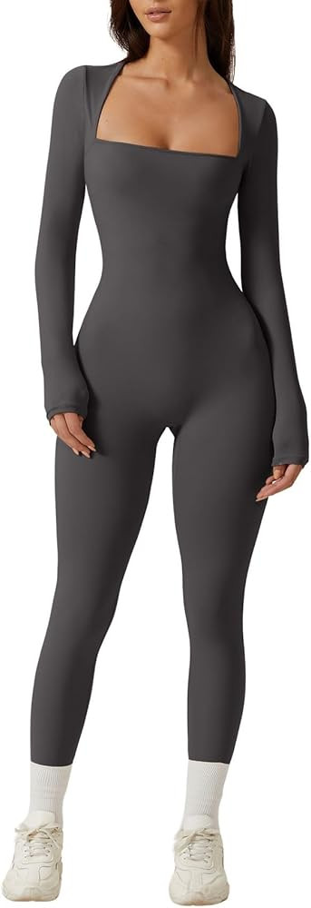 QINSEN Long Sleeve Jumpsuit | Amazon (US)