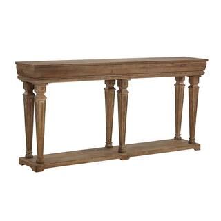 Powell Company Granger 72 in. Distressed Pine Standard Rectangle Wood Console Table HD1266A19 - T... | The Home Depot