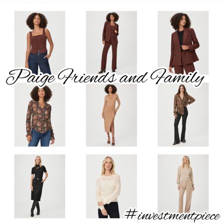 From suiting to on trend coated denim, knits, and more - get 25% off @paige with code PAIGEFMILY2023 #investmentpiece 

#LTKstyletip #LTKsalealert #LTKSeasonal