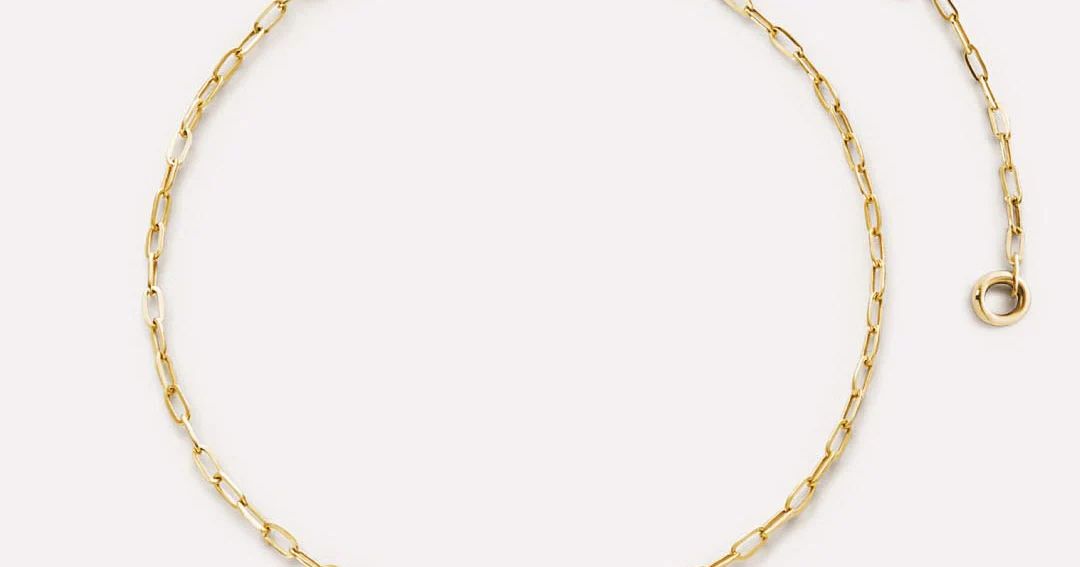 Gold Paperclip Bracelet | Ana Luisa