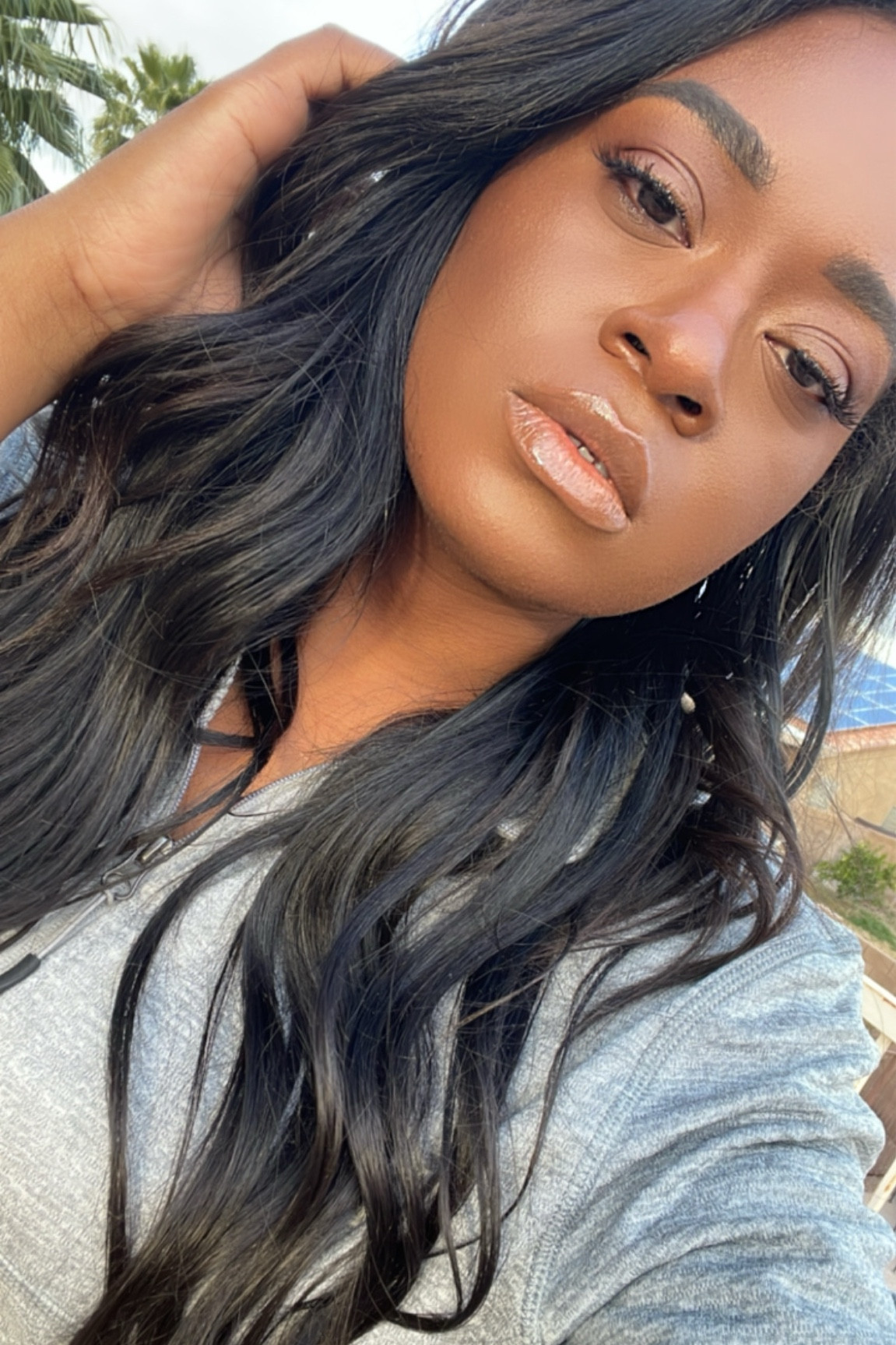 A few things I like to do that make the entire face feel finished; a good nose contour, a glossy nude lip and a statement brow. I like the Patrick Ta Major Sculpt Crème and Powder Bronzer duo. While it's not deep enough for all over contouring on me, it's just deep enough for soft nose definition. For gloss, the Patrick Ta Major  Glow Lip Shine. One of the most comfortable lip glosses ever. And for brows, I adore the  Major Brow Shaping Wax  to push them up and give them some shape.  

#LTKbeauty #LTKunder50