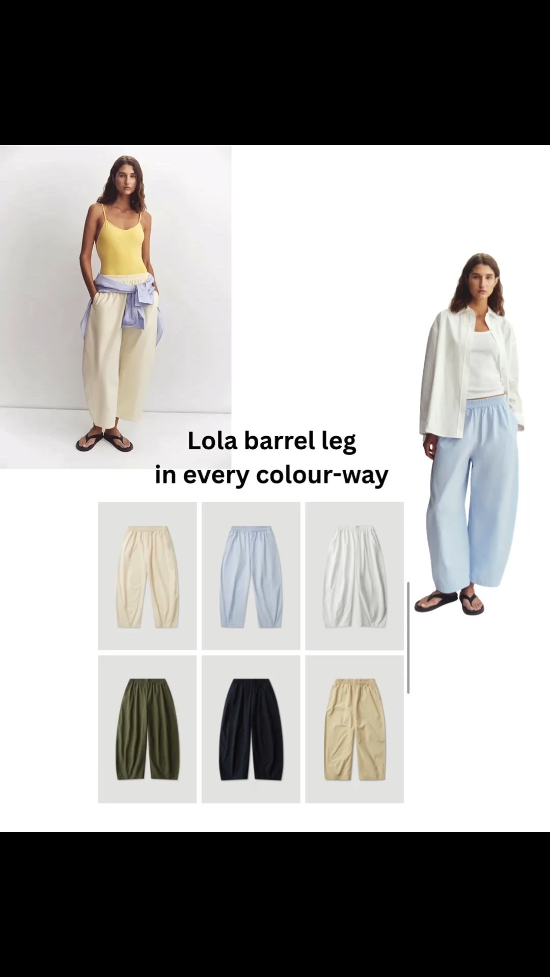 These Assembly Label barrel legs… obsessed. The new colours are next level.
I downsize: AU 10 normally, AU 8 in these.


#LTKover50style #LTKaustralia #LTKstyletip