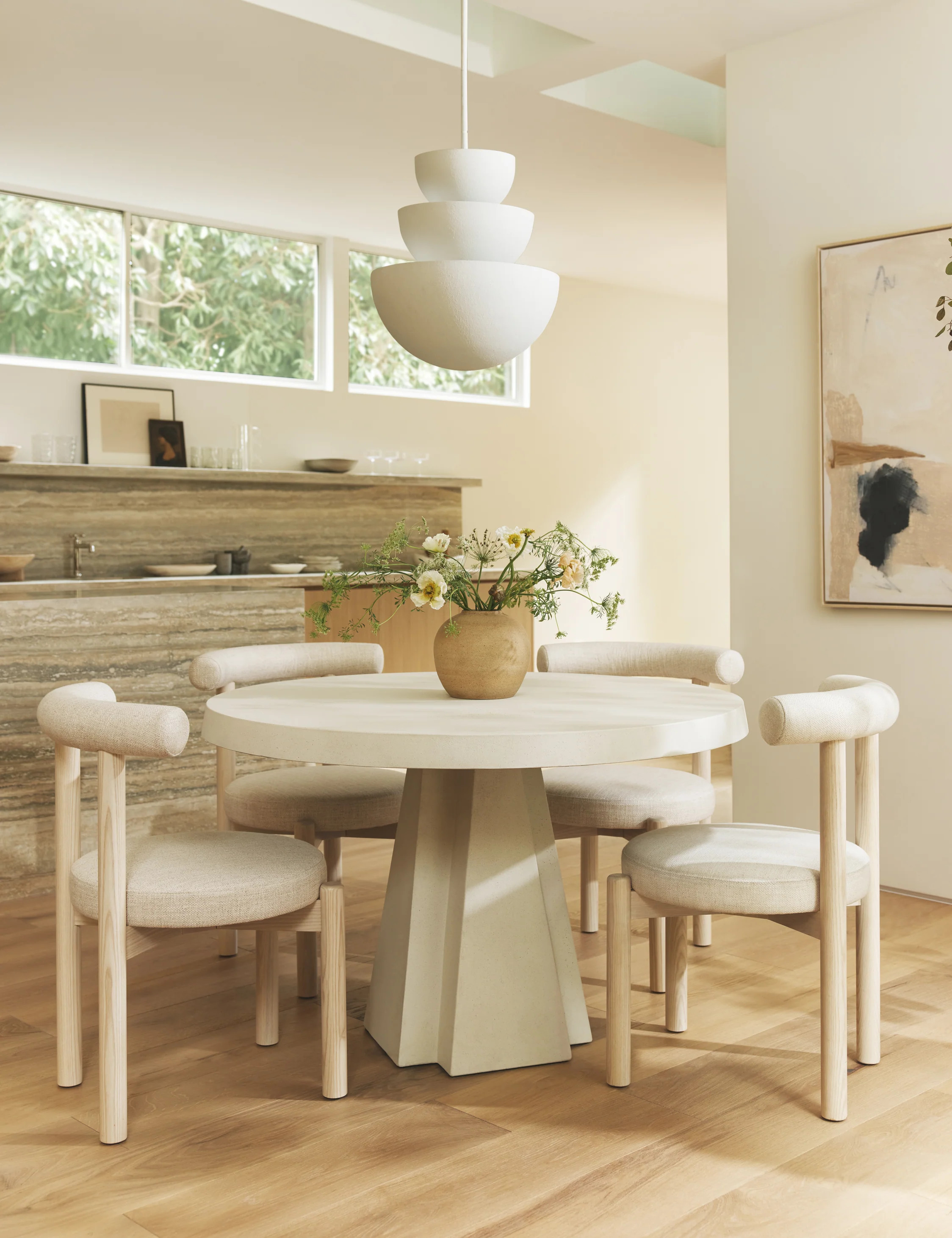 Avila Indoor / Outdoor Round Dining Table | Lulu and Georgia 