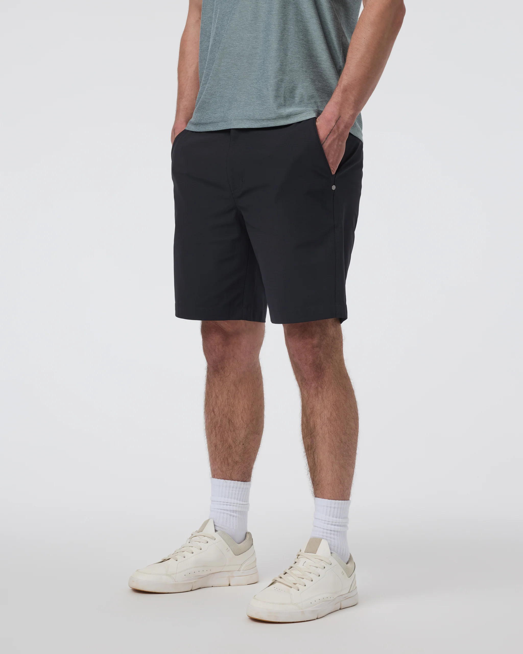 Vuori Meta\u2122 Short 8" \u2013 Black Chino Shorts \u2013 Vuori | Vuori Clothing (US & Canada)