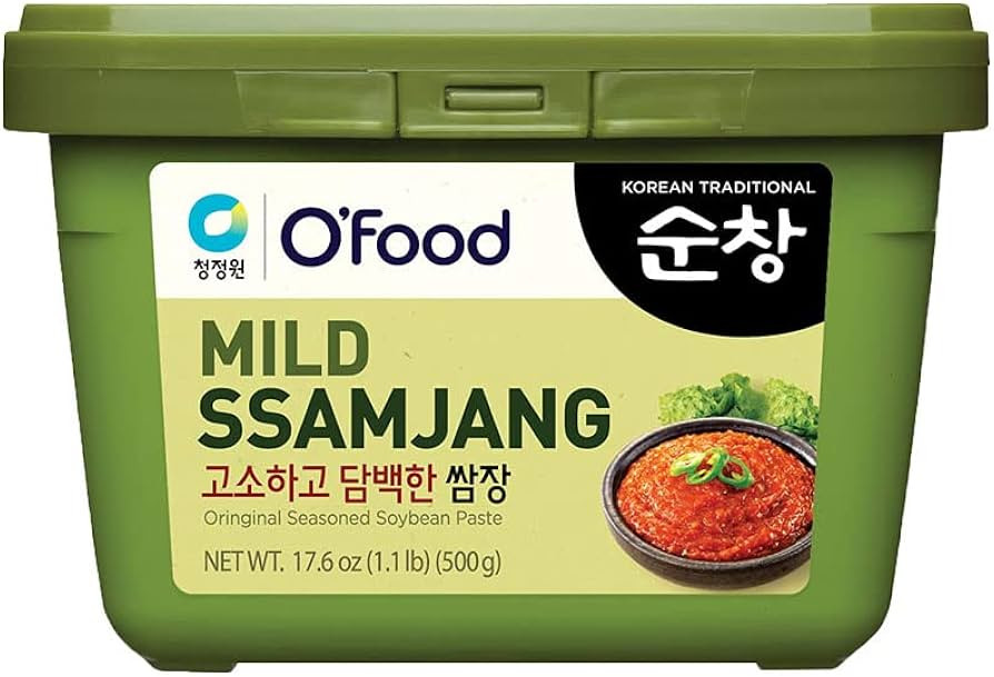 Chung Jung One O'Food Ssamjang, Korean Mild Seasoned Soybean Paste Sauce, Perfect for Rice, Noodl... | Amazon (US)