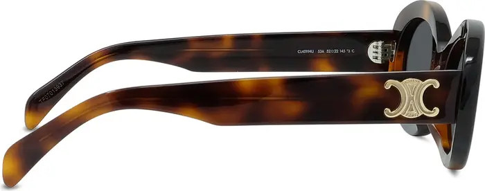 Triomphe 52mm Oval Sunglasses | Nordstrom