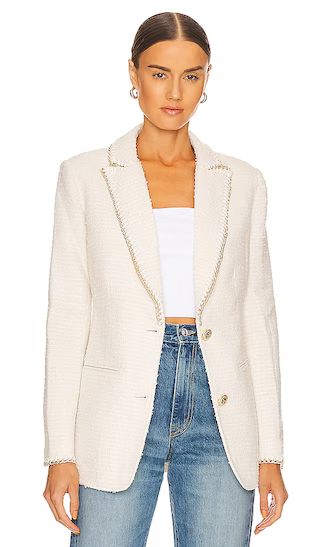 Elfie Blazer in White | Revolve Clothing (Global)