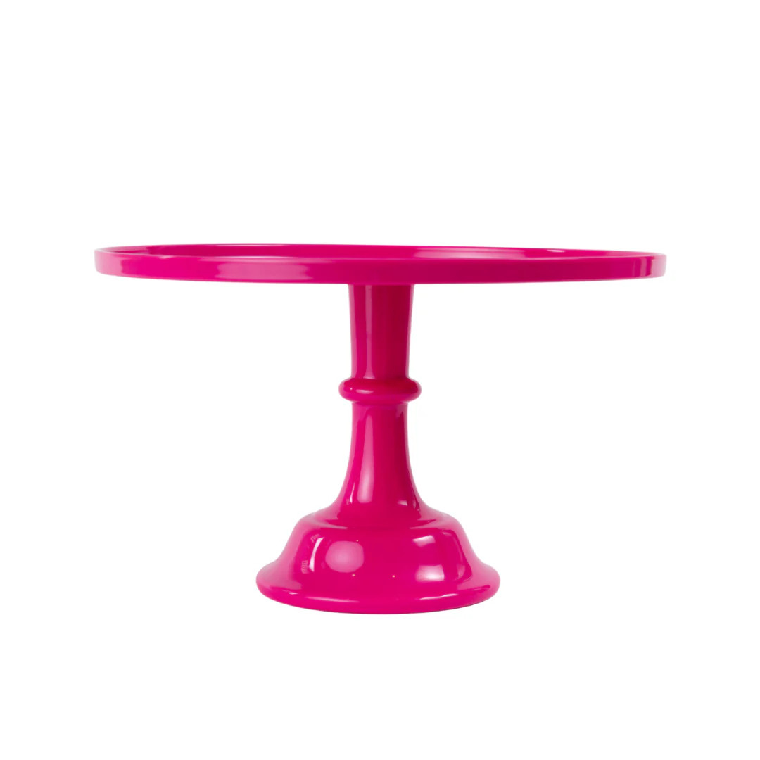Hot Pink Melamine Pedestal Cake Stand | Ellie and Piper
