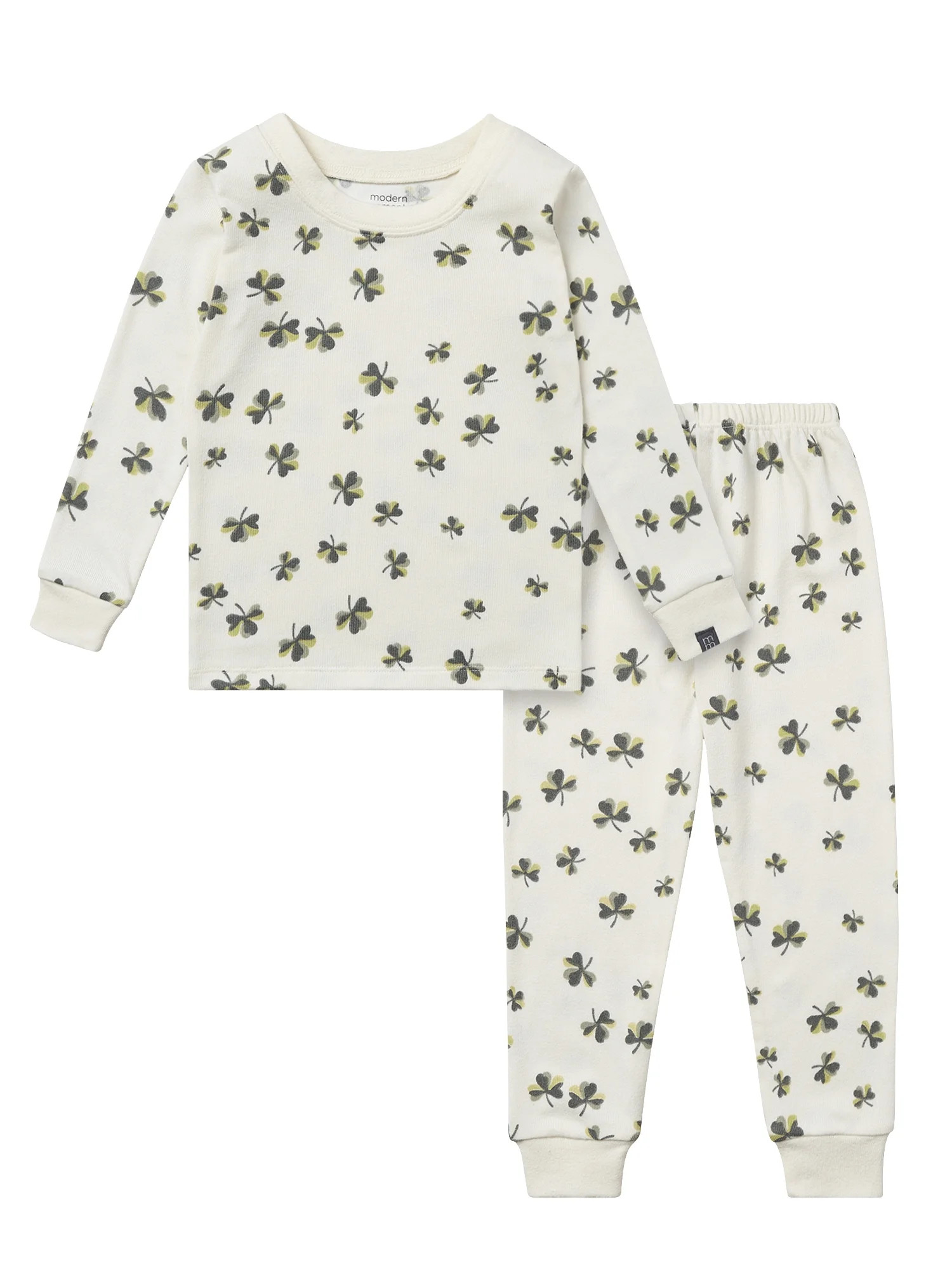 Modern Moments by Gerber Toddler Neutral St. Patrick's Day Pajama Set, 2-Piece, Sizes 12M-5T | Walmart (US)