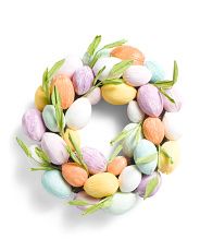 12in Easter Egg Wreath | TJ Maxx