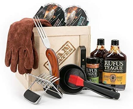 Man Crates Pit Master Barbecue Crate – The Ultimate BBQ Gift for Men – Includes Meat Claws, W... | Amazon (US)