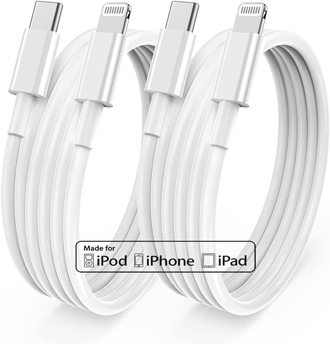 Long iPhone 12 13 Fast Charger Cable 10ft, [Apple MFi Certified] USB C to Lightning Cable, Type C... | Amazon (US)