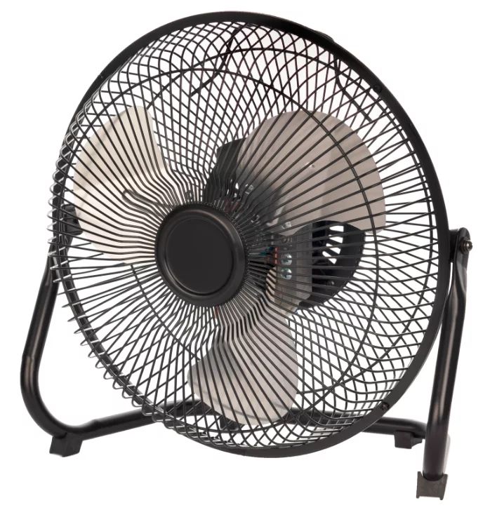 Mainstays 9 in High Velocity Floor Fan Wall Mount Black | Walmart (US)