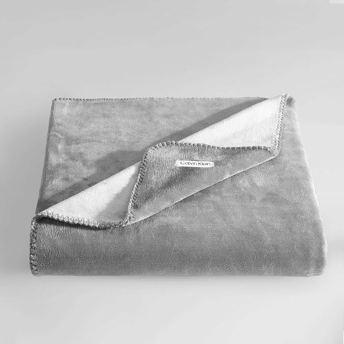 Calvin Klein - Throw Blanket, Reversible Premium Plush Bedding with Whipstitch Detailing, Practic... | Amazon (US)