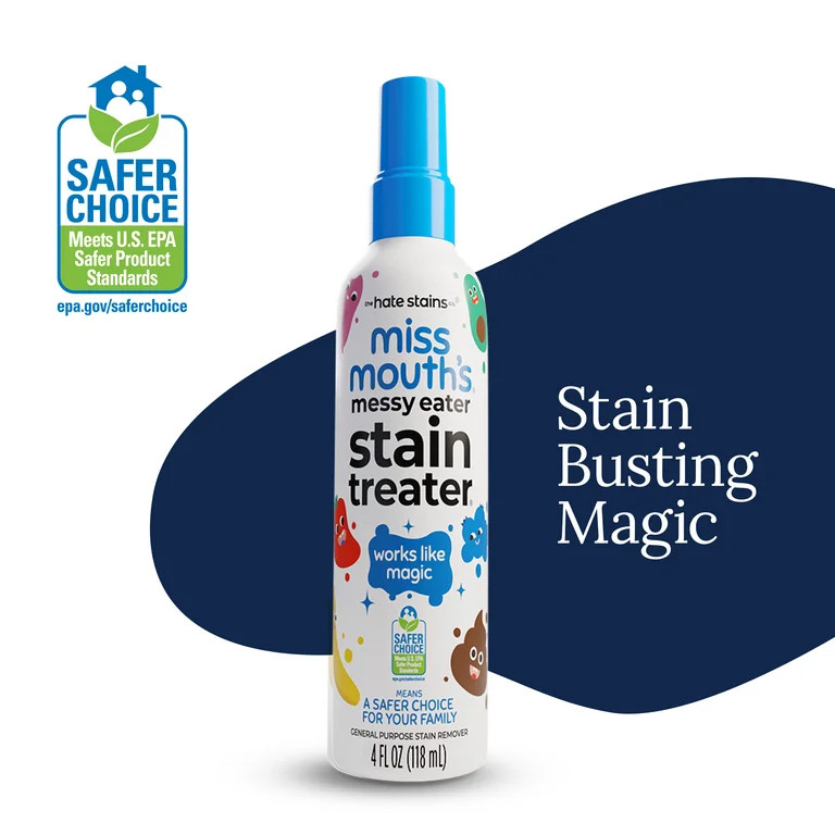 Miss Mouth's Messy Eater Stain Treater Spray for Baby & Kids, 4 fl oz, Newborn & Baby Essentials,... | Walmart (US)