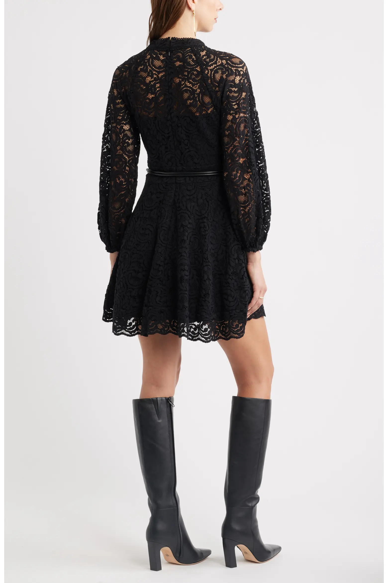Lace Long Sleeve Minidress (Women) | Nordstrom | Nordstrom