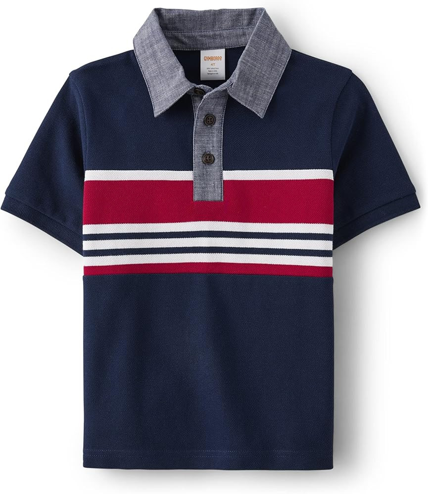 Gymboree Boys and Toddler Short Sleeve Polo Shirt | Amazon (US)