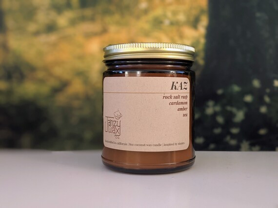 Kaz 8oz Candle - Book Lovers Candle | Six of Crows Inspired | Rock Salt Cardamom Sea | Janzy Wax ... | Etsy (US)