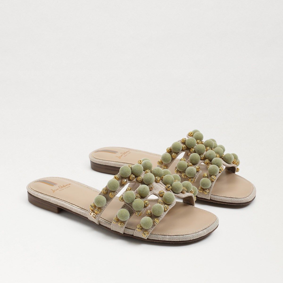 Bay Embellished Slide Sandal | Sam Edelman