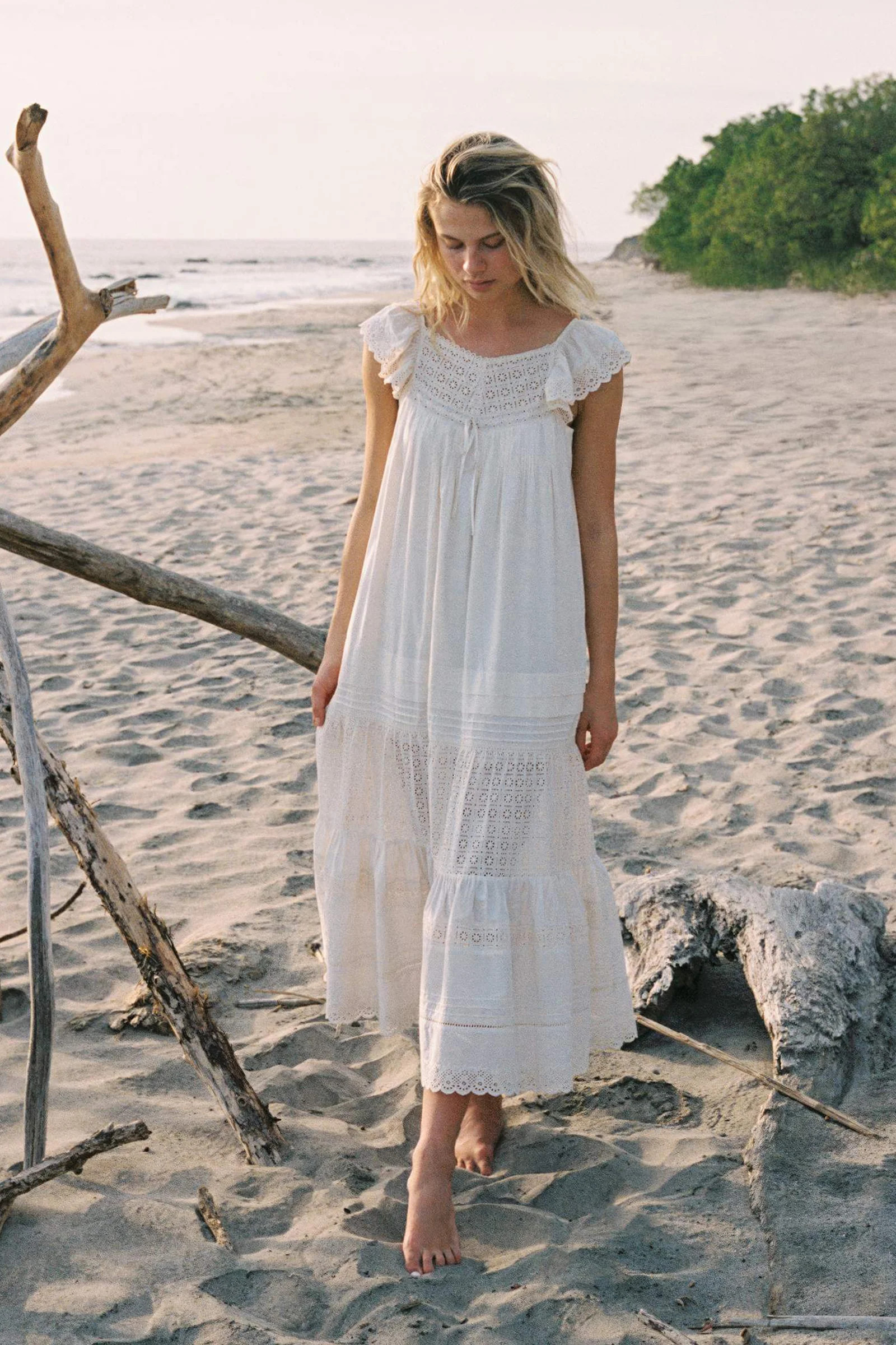 The Aurora Dress | Pearl | Christy Dawn