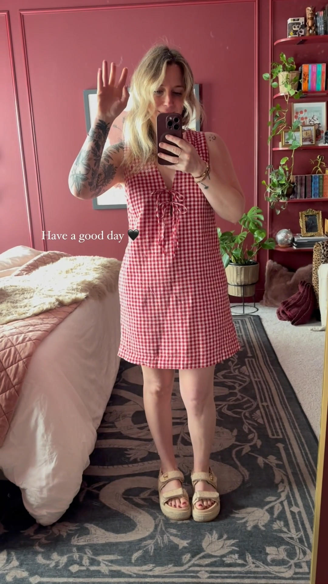 Feels like summer 😍 
Obsessed with gingham right now and this mini dress delivers. Thick non stretch material and has pockets! Wearing a small  

#LTKPetite #LTKFindsUnder100 #LTKSeasonal