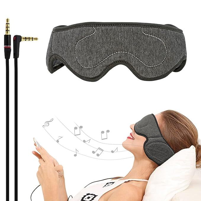 ACOTOP AP-PH-DGA Sleep Headphones Eye Mask with Ultra Thin Speakers, Perfect for Sleep Noise Canc... | Amazon (US)