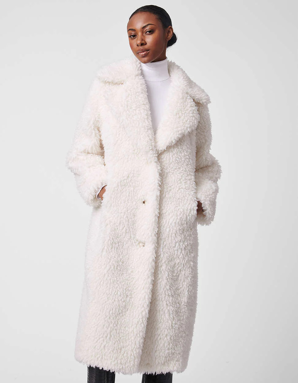 Modern Cloud Faux Fur Coat | Bernardo Fashions