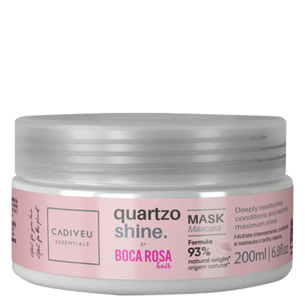 Máscara de Brilho Cadiveu Essentials Quartzo Shine 200 ml | Amobeleza (BR)